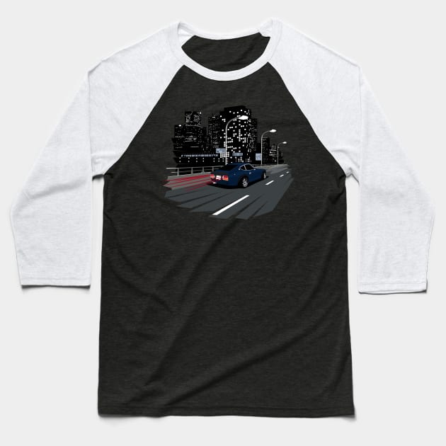 Wangan Z Baseball T-Shirt by AutomotiveArt